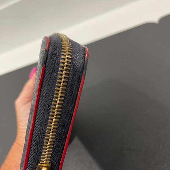 Louis Vuitton Empreinte Zippy Marine Rouge Wallet (JB1264) - Picture 6 of 10